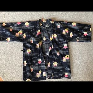 Vintage Made in Hawaii Patterned Kimono